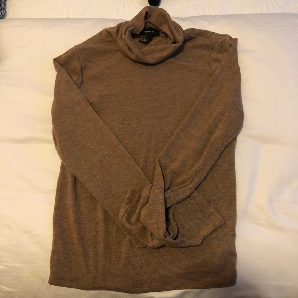 SUPER soft camel turtleneck